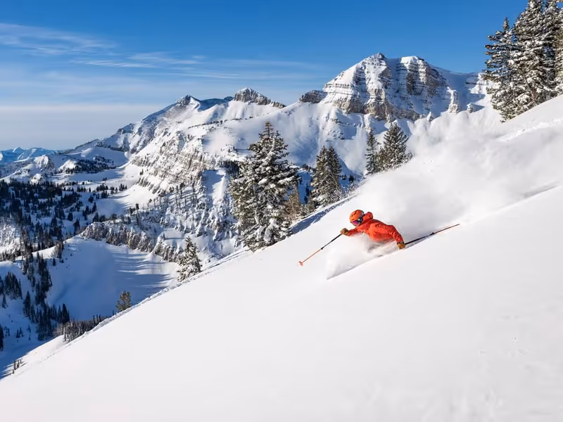 Skier at Jackson Hole